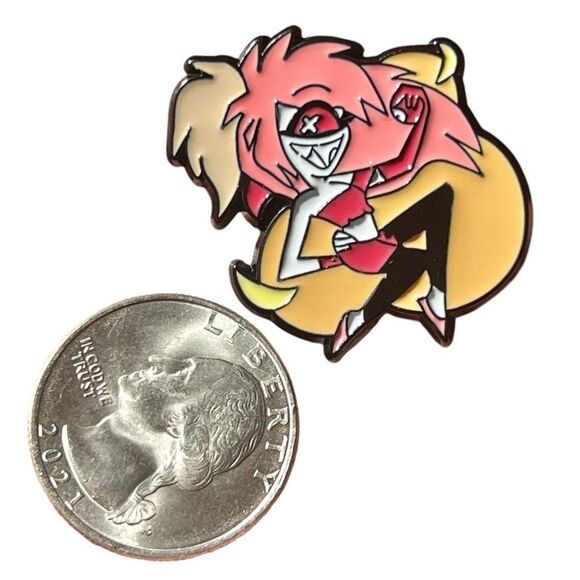 Hazbin Hotel Cherry Bomb Enamel Pin - Picture 5 of 8